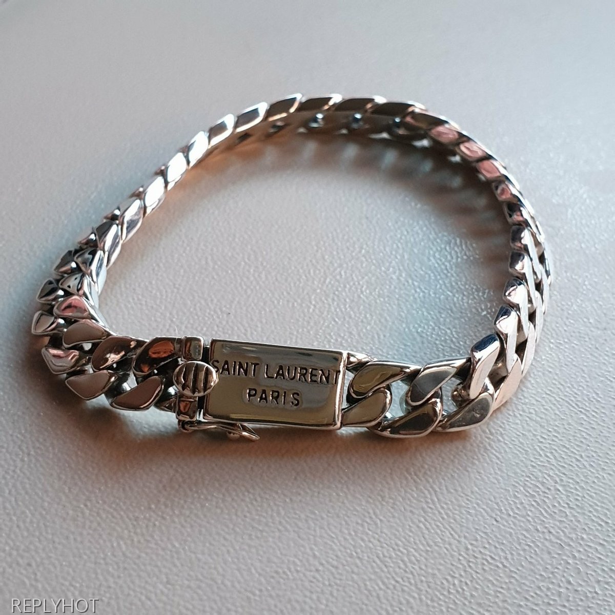 생로랑 체인 팔찌 Silver 92.5