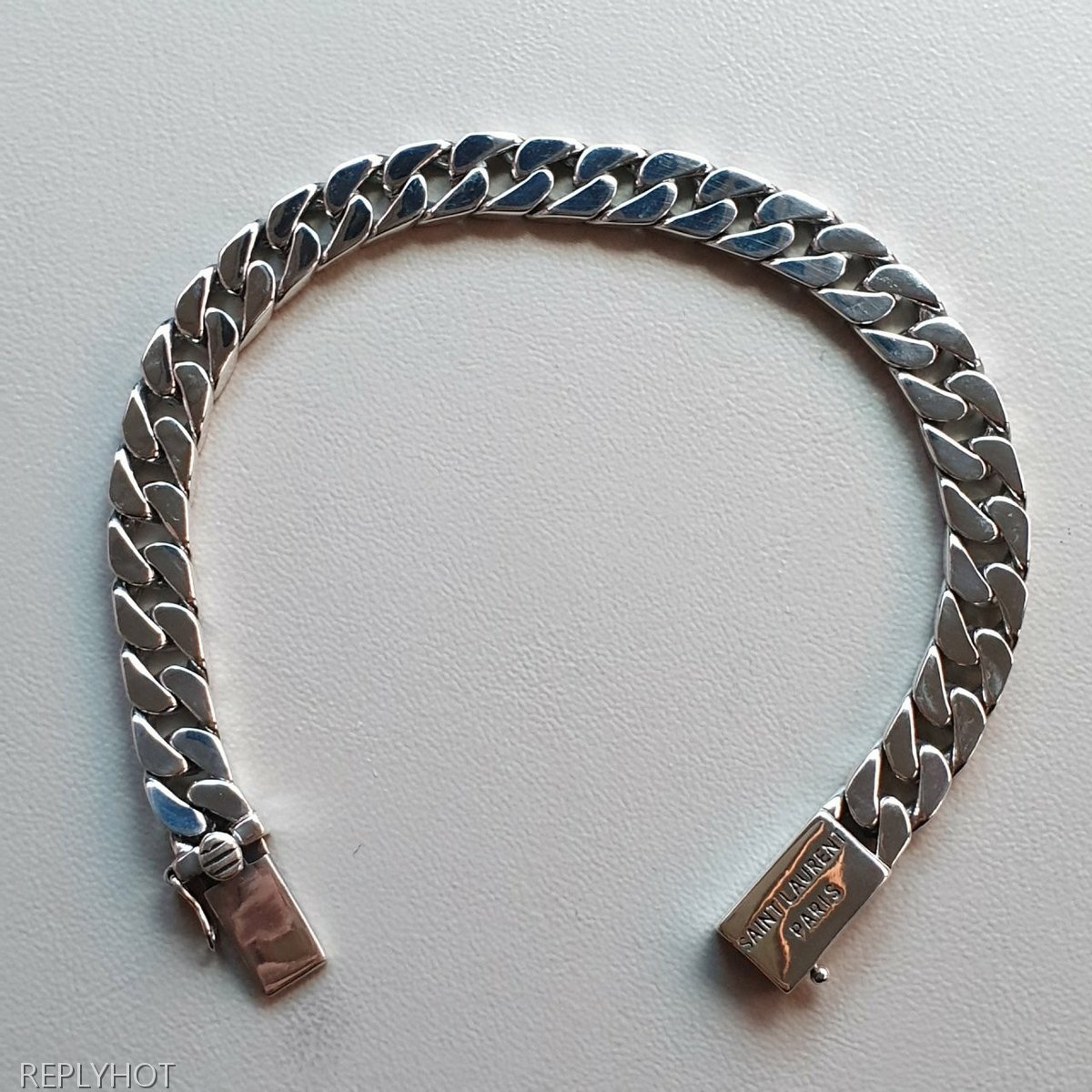 생로랑 체인 팔찌 Silver 92.5