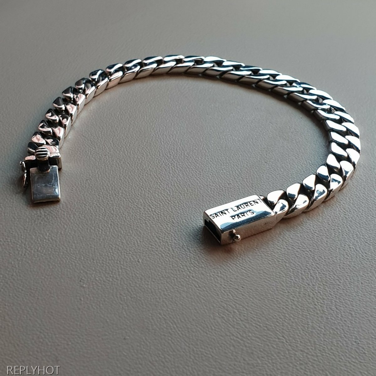 생로랑 체인 팔찌 Silver 92.5