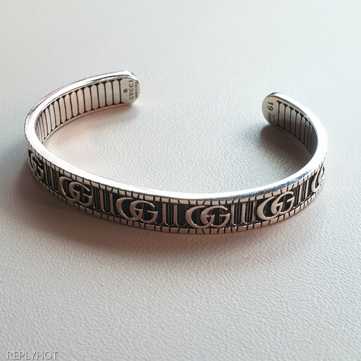 구찌 더블G 팔찌 Silver 92.5