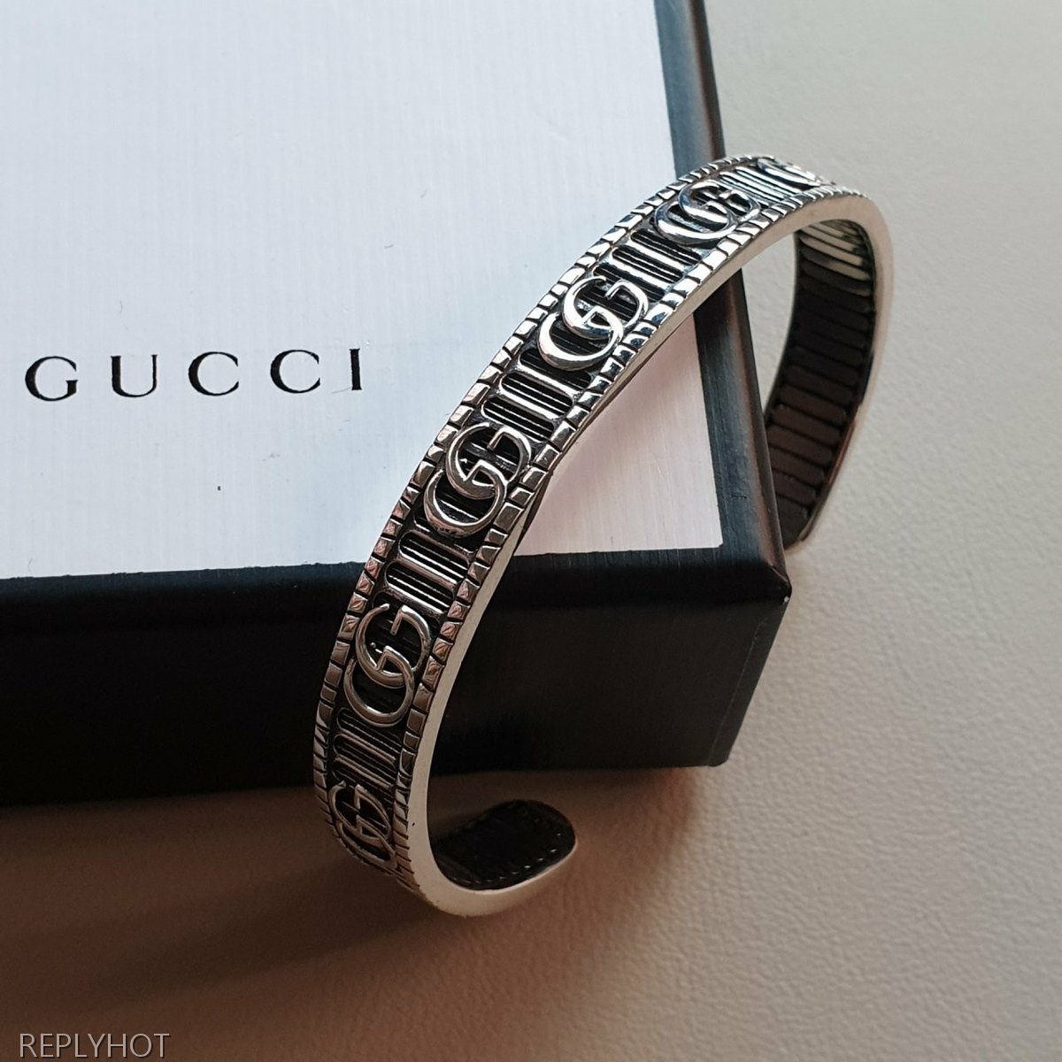 구찌 더블G 팔찌 Silver 92.5