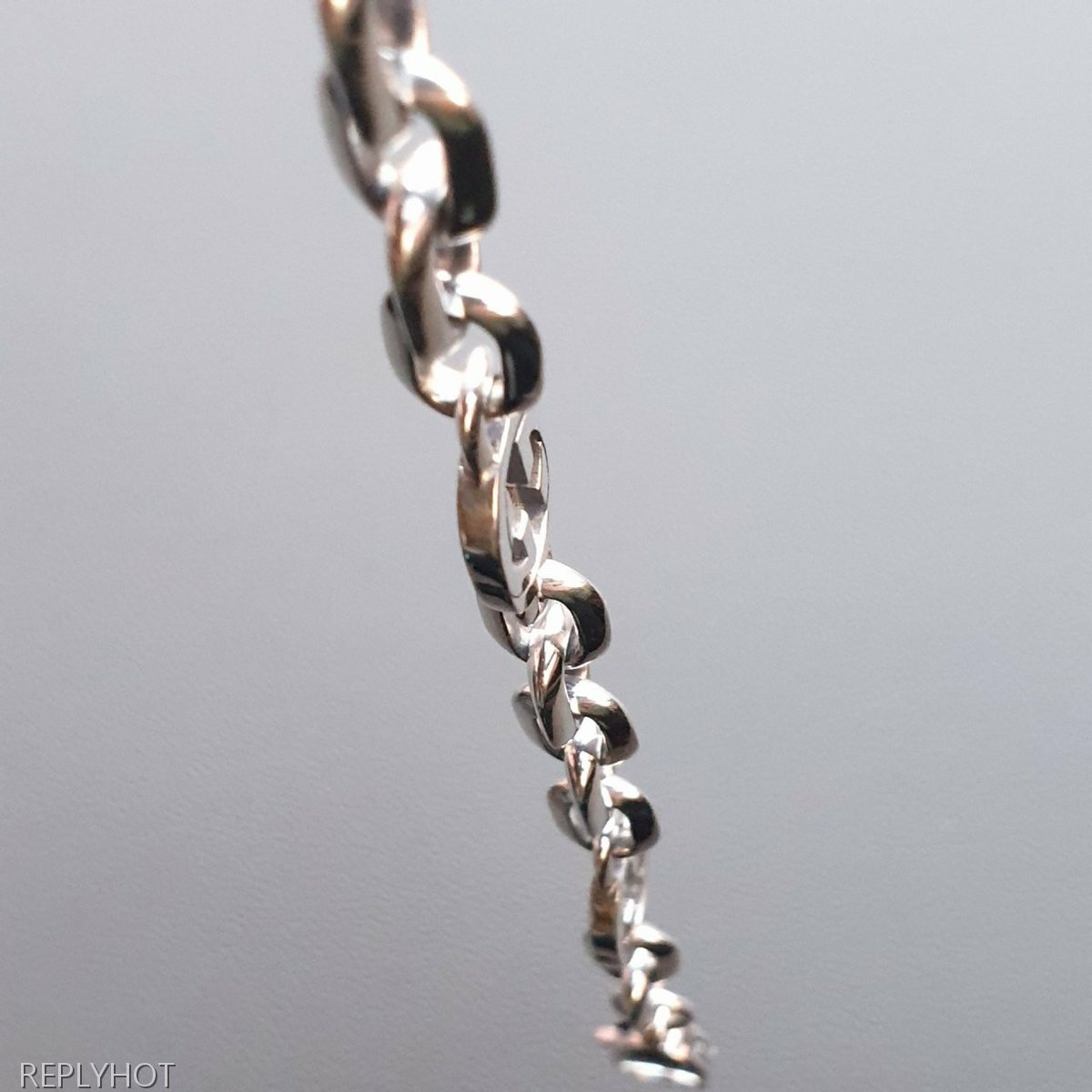 구찌 인터로킹 G체인 팔찌 Silver 92.5