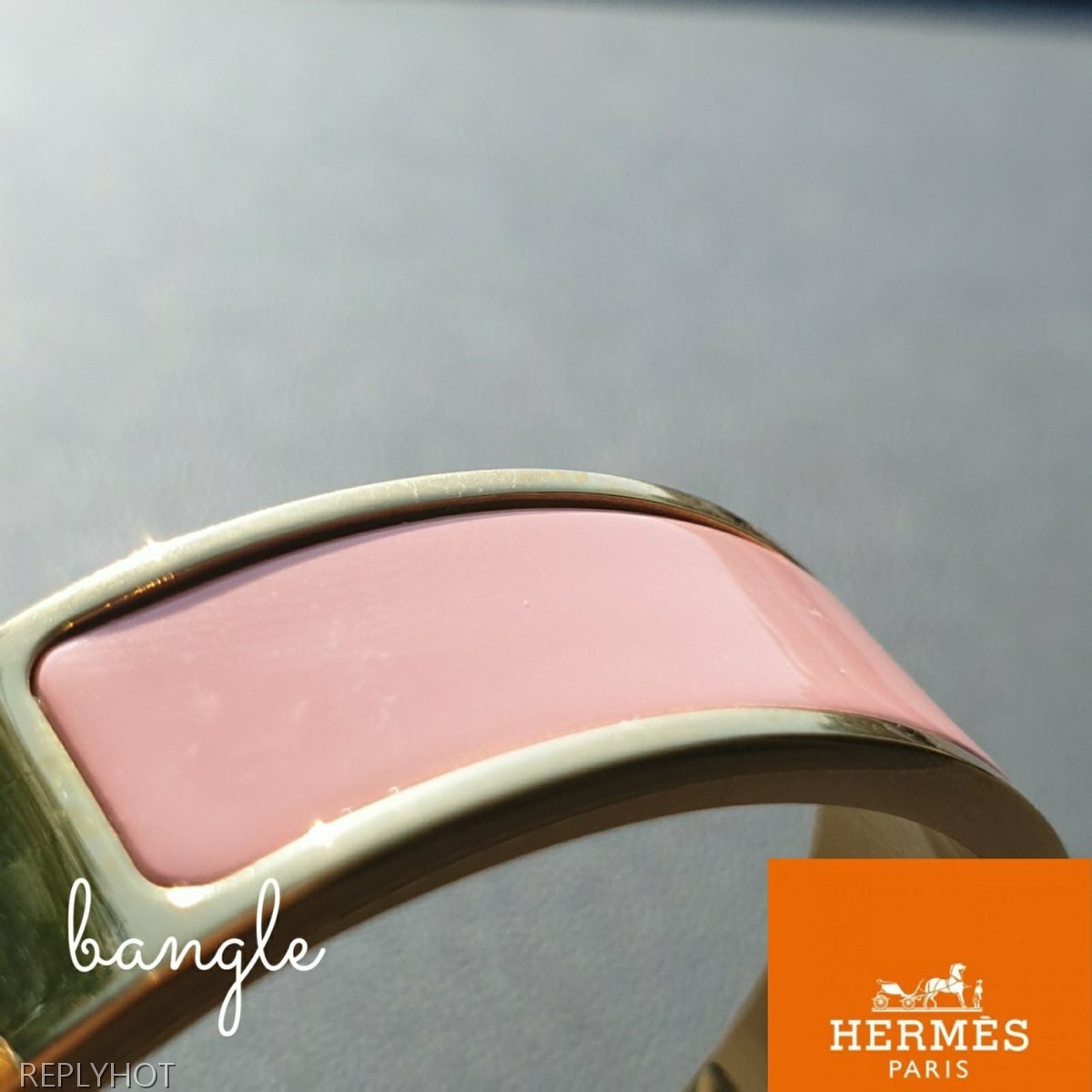 에르메스 클릭야스 뱅글팔찌 핑크