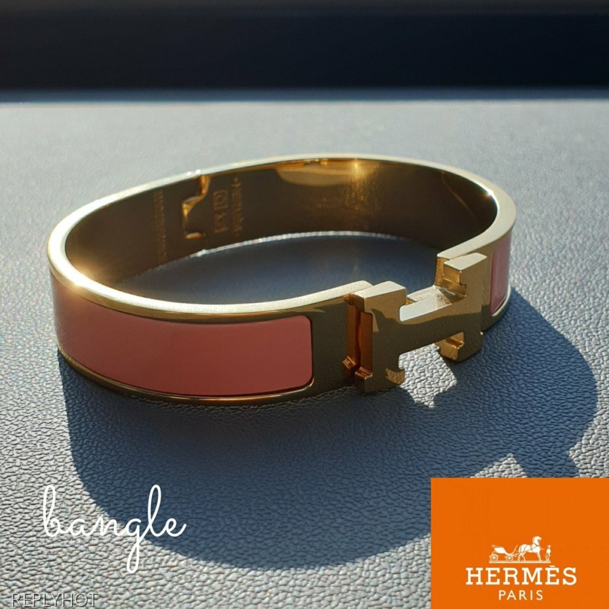 에르메스 클릭야스 뱅글팔찌 핑크