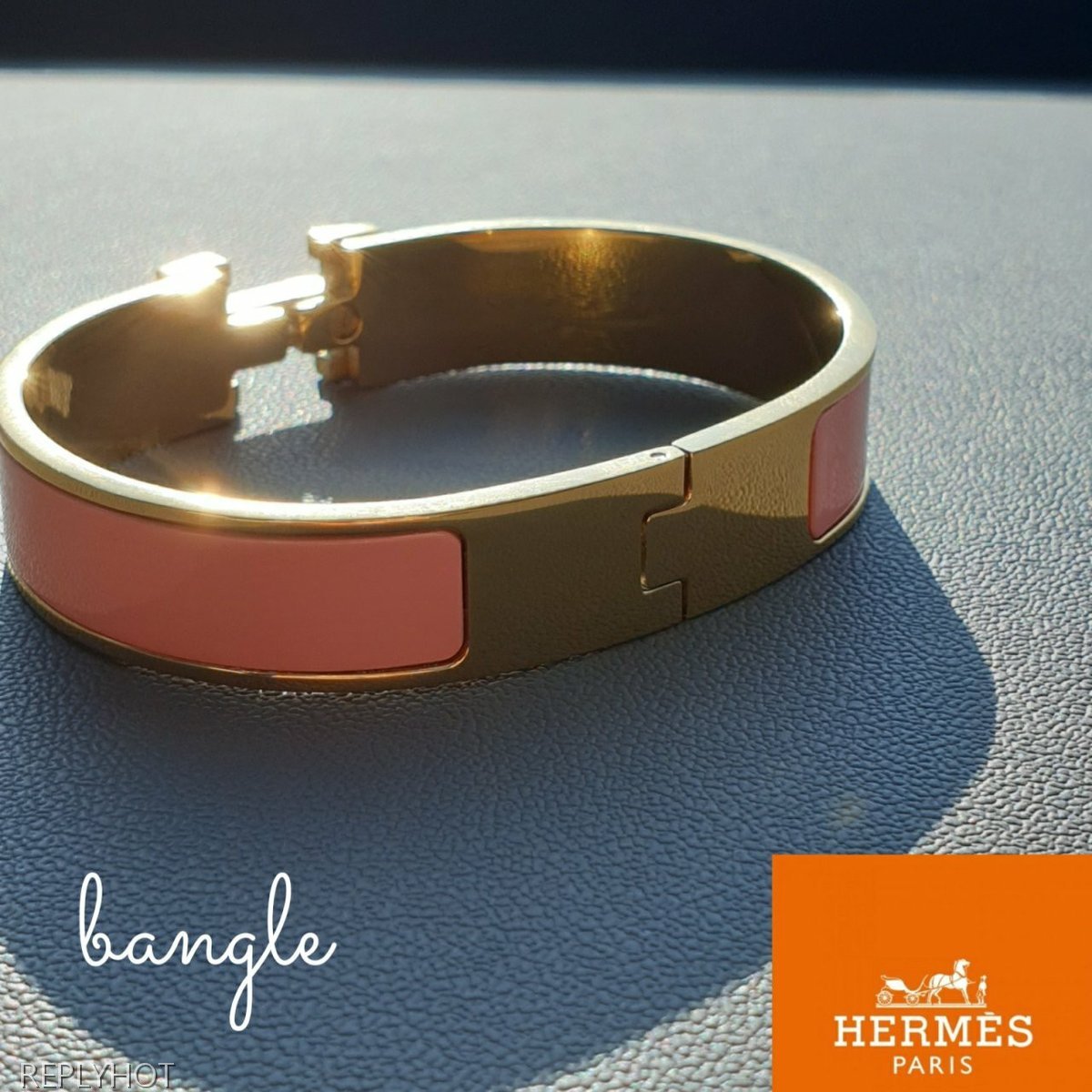 에르메스 클릭야스 뱅글팔찌 핑크