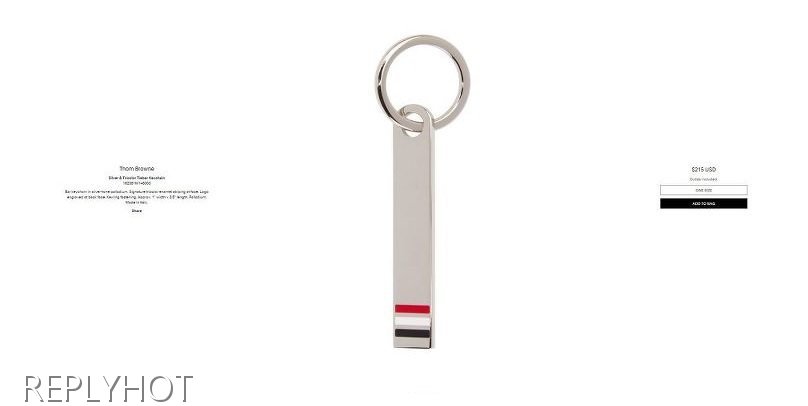 톰브라운 키링(실버)