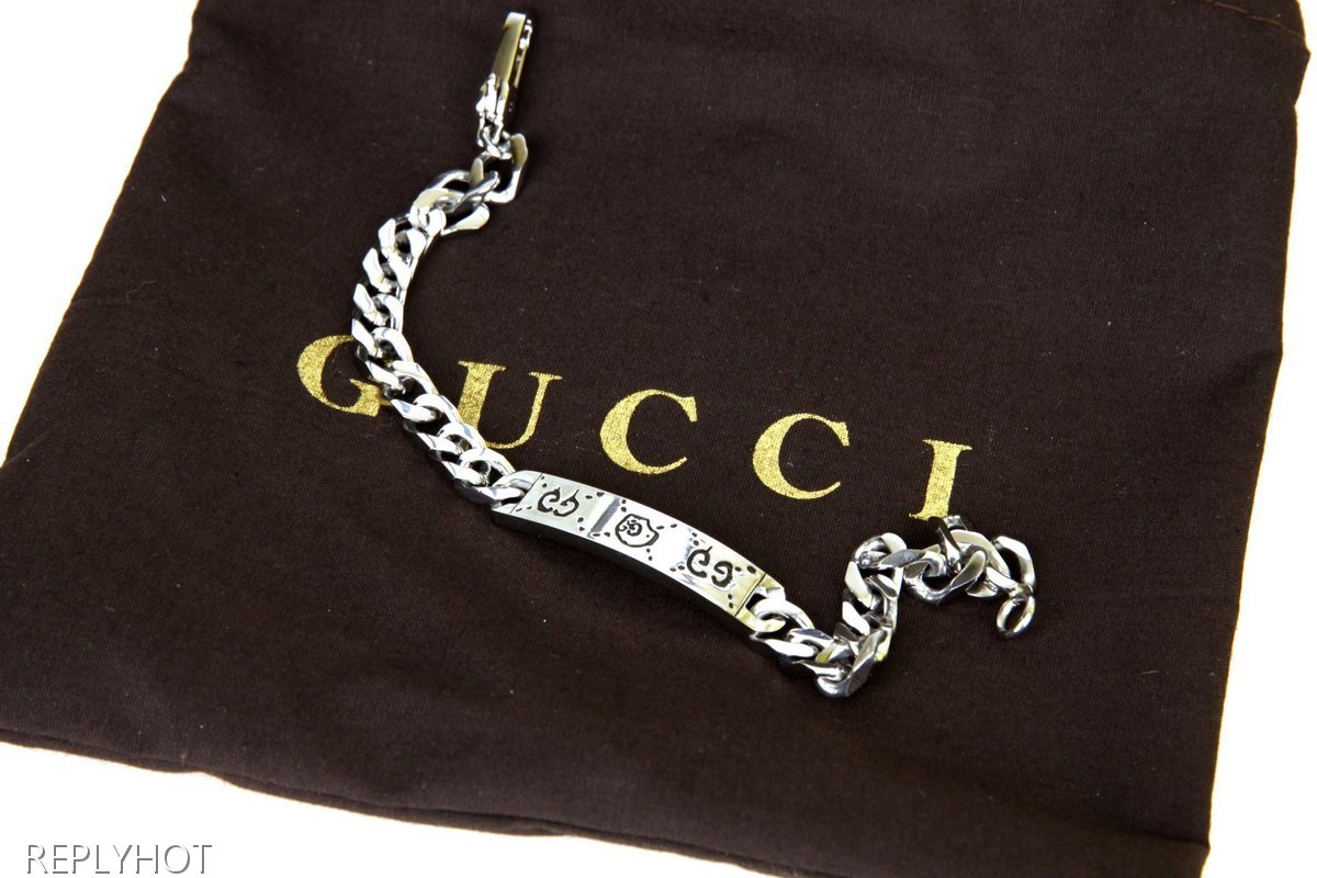 구찌 고스트 체인팔찌