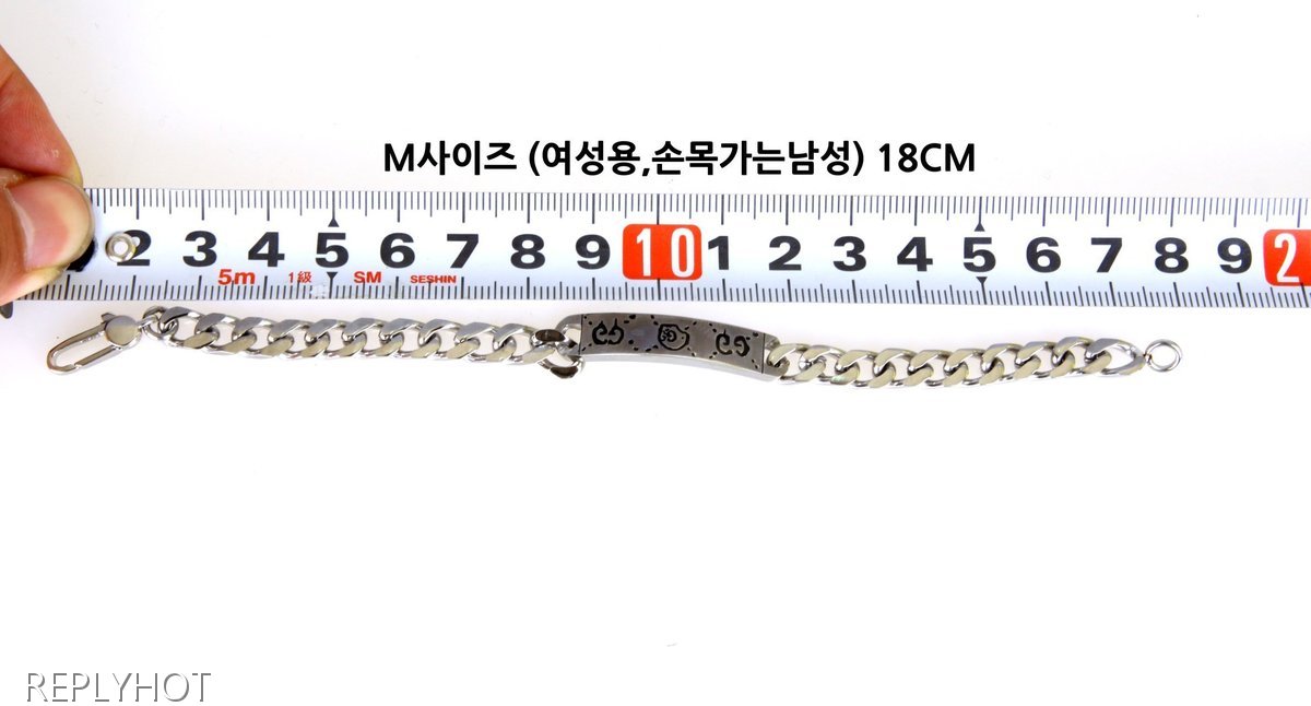 구찌 고스트 체인팔찌