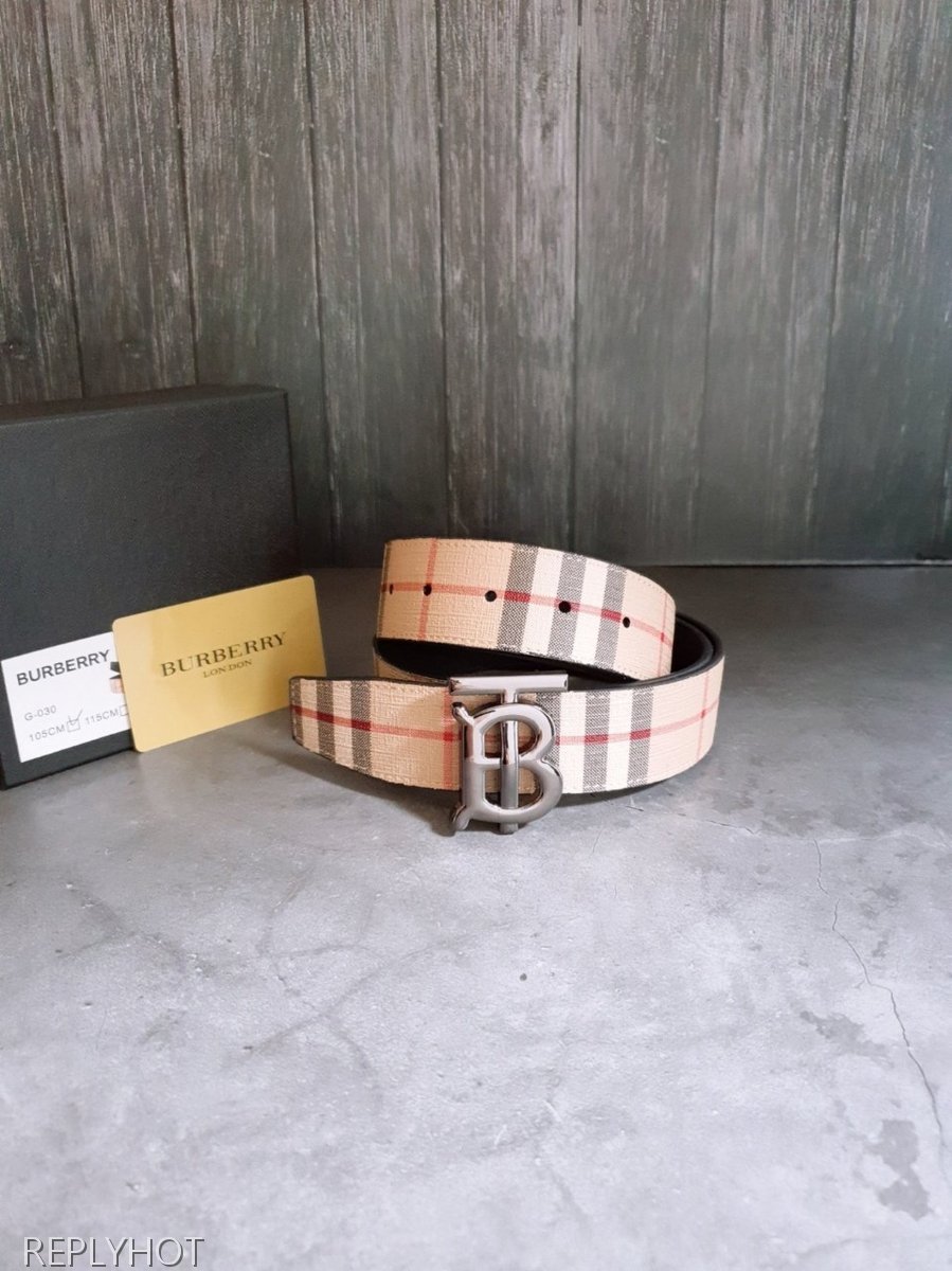 버버리 B로고 벨트