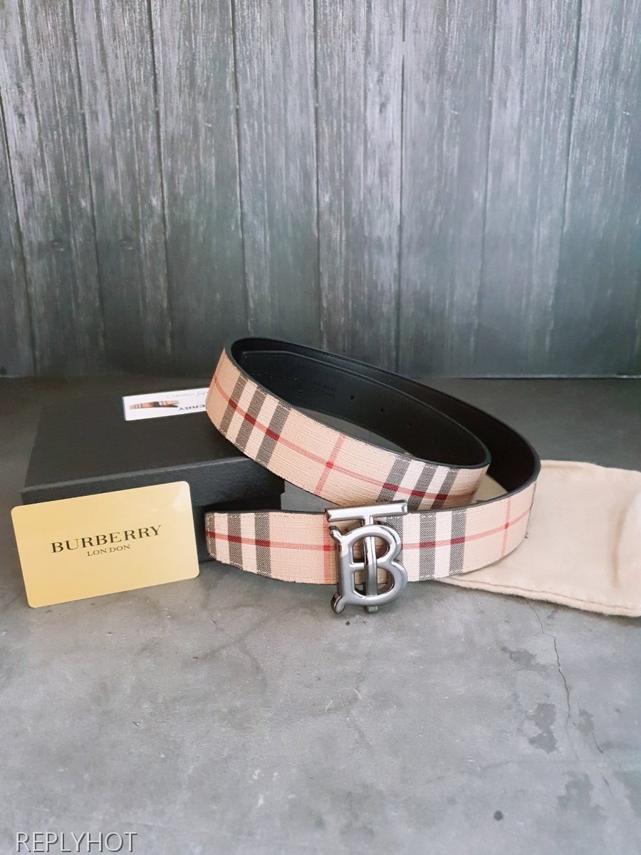 버버리 B로고 벨트