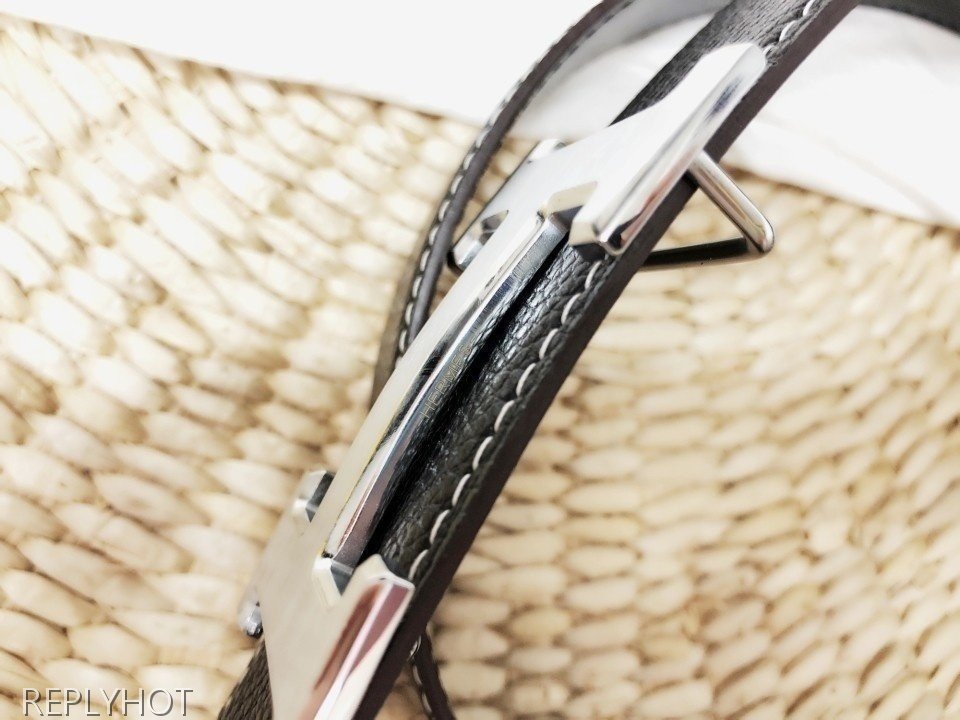 에르메스 고급소가죽 양면 벨트 38MM