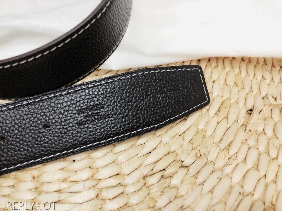 에르메스 고급소가죽 양면 벨트 38MM