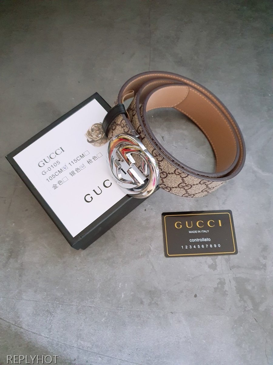 구찌 은장벨트-2