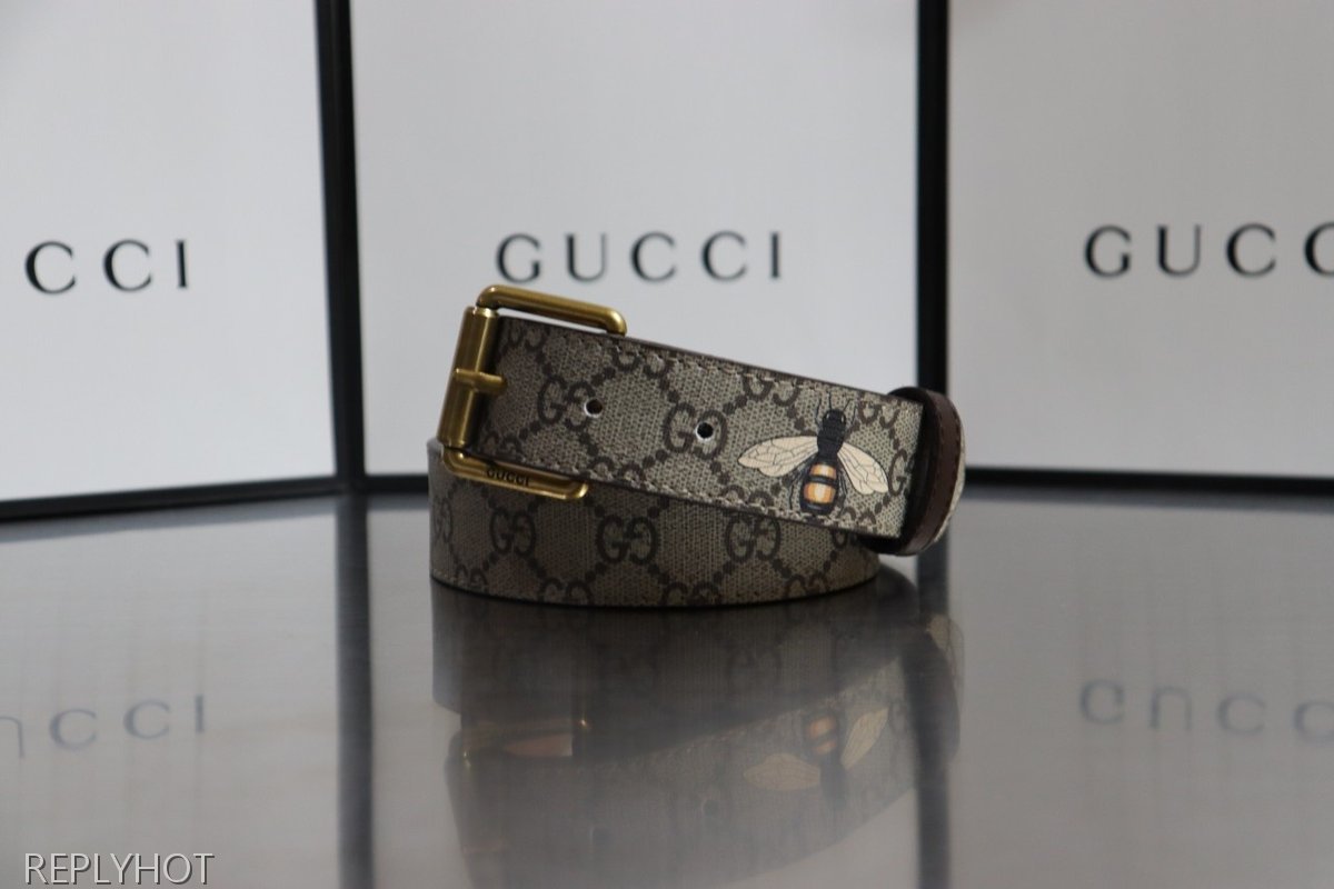 구찌 꿀벌 베이지 벨트