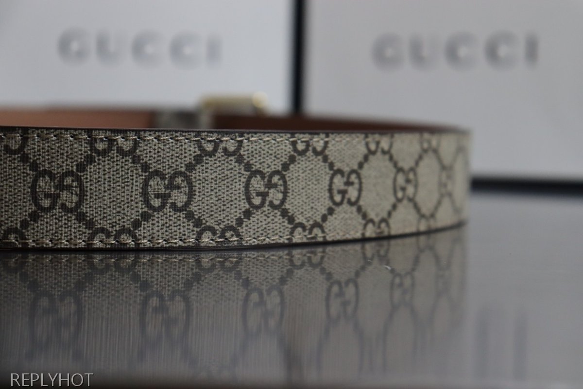 구찌 꿀벌 베이지 벨트