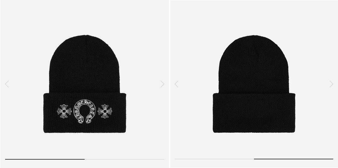 크롬하츠 홀스슈 비니 모자