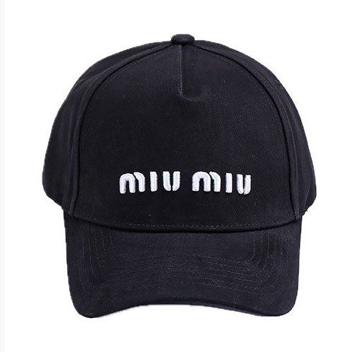 미우미우 드릴베이스 볼캡 모자