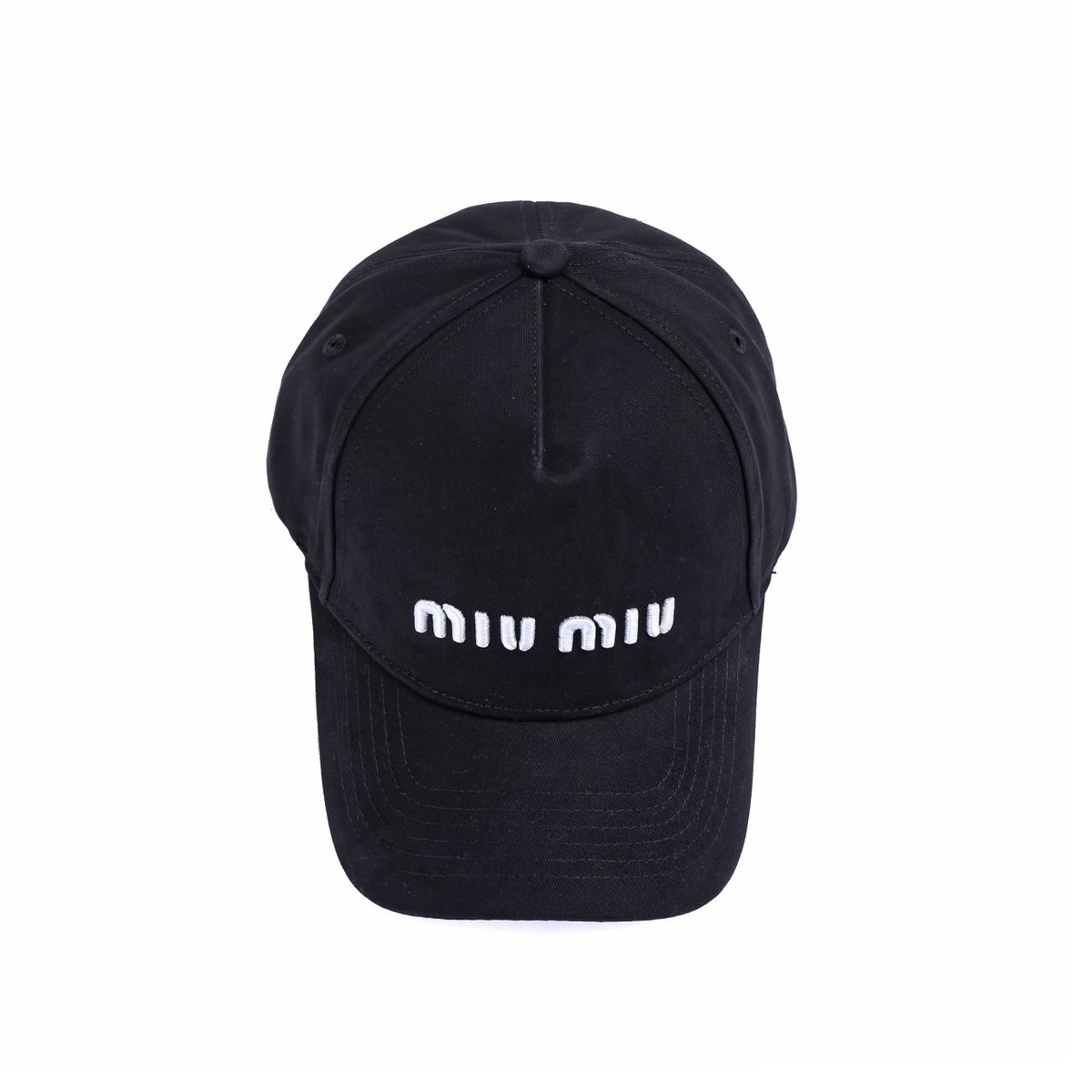 미우미우 드릴베이스 볼캡 모자