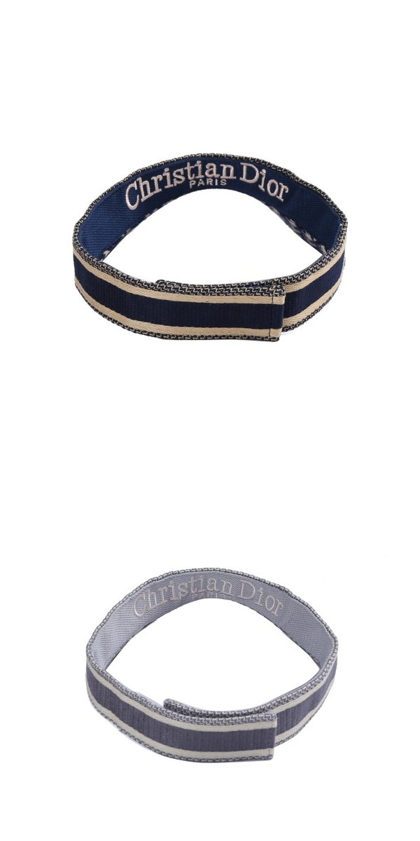 디올 오블리크 바이저 모자 캡