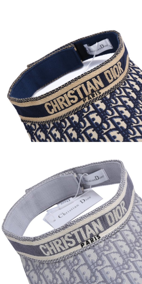 디올 오블리크 바이저 모자 캡