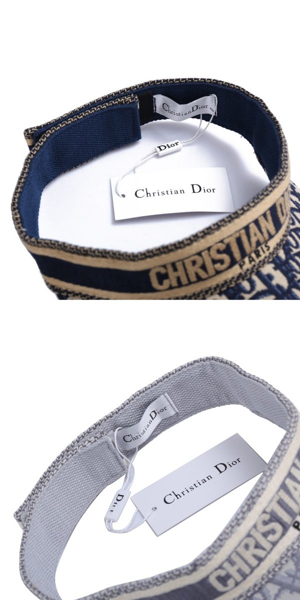 디올 오블리크 바이저 모자 캡