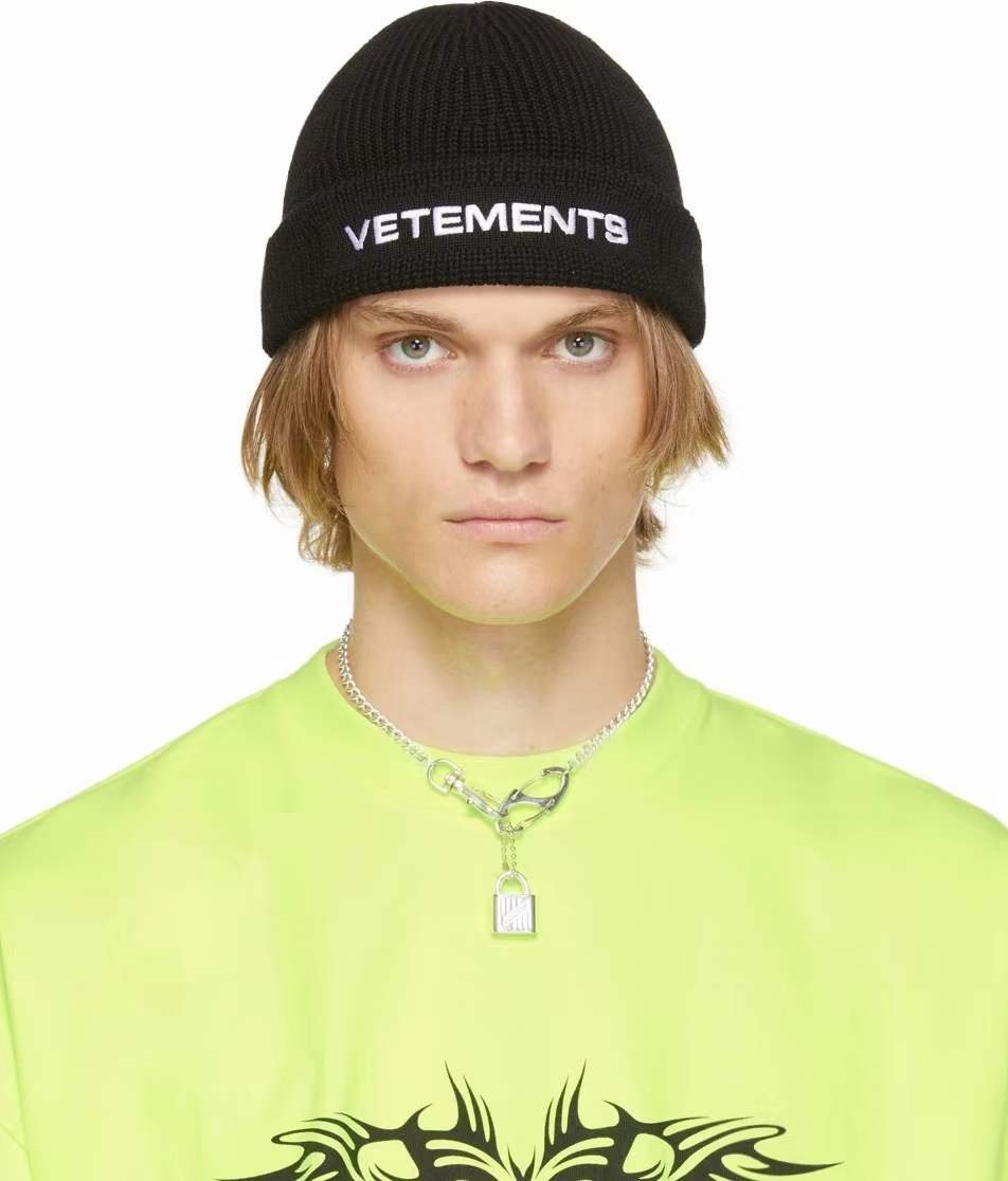베트멍 2024 로고 스티치 니트 햇 비니 모자