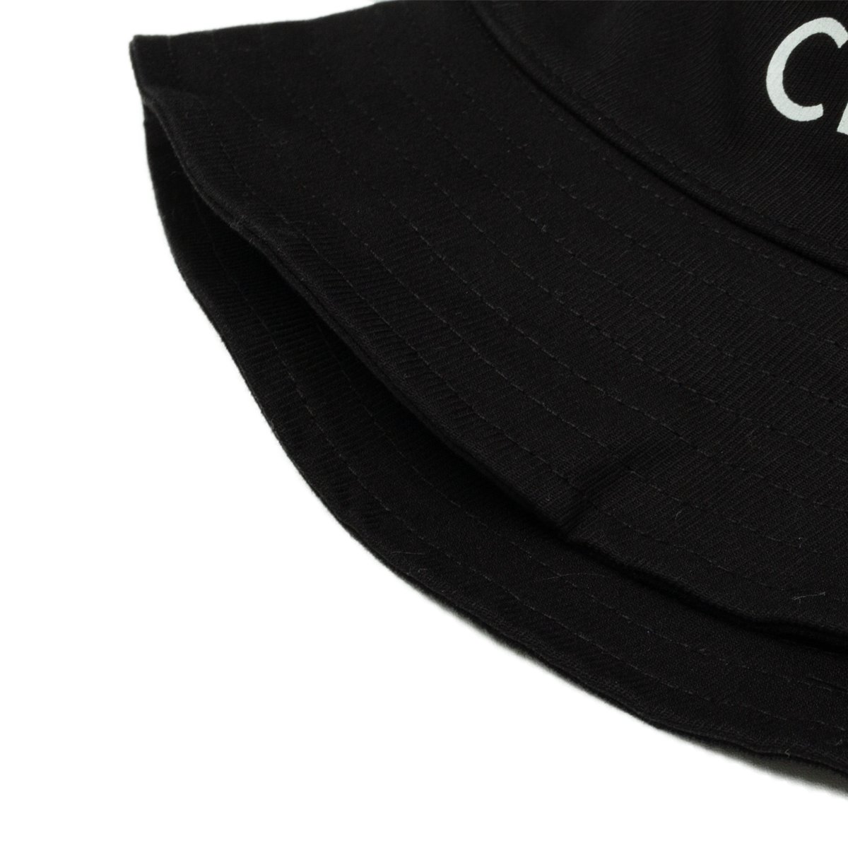 셀린느 22SS 레터링 버킷햇 모자(블랙)