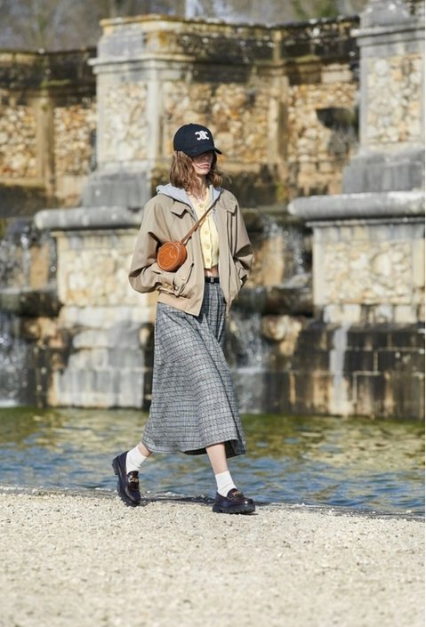 셀린느 트리움페 베이스 볼캡 블랙