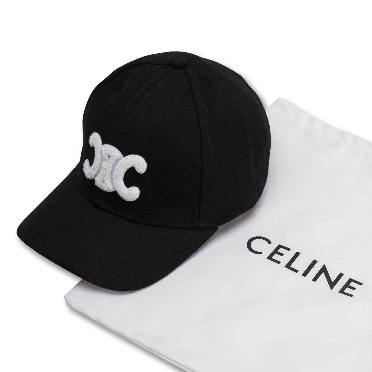 셀린느 트리움페 베이스 볼캡 블랙
