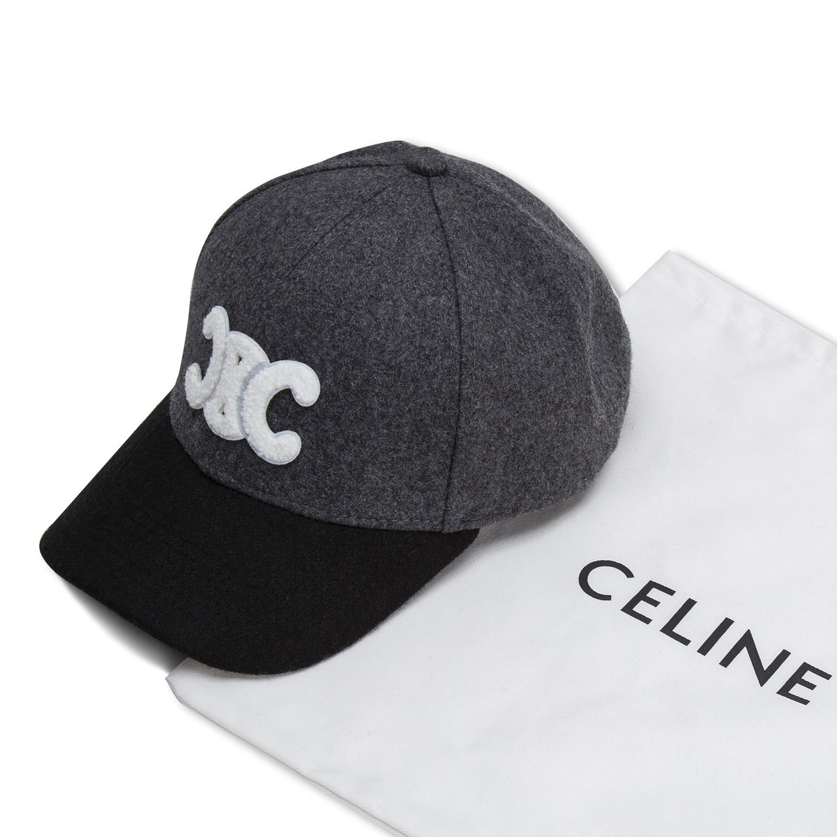 셀린느 트리움페 베이스 볼캡 그레이