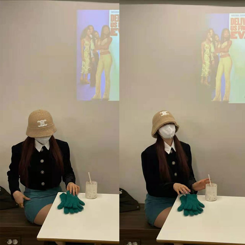 셀린느 트리움페 버킷햇 베이지