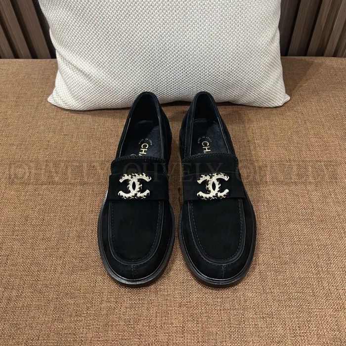 샤넬 스웨이드 로퍼