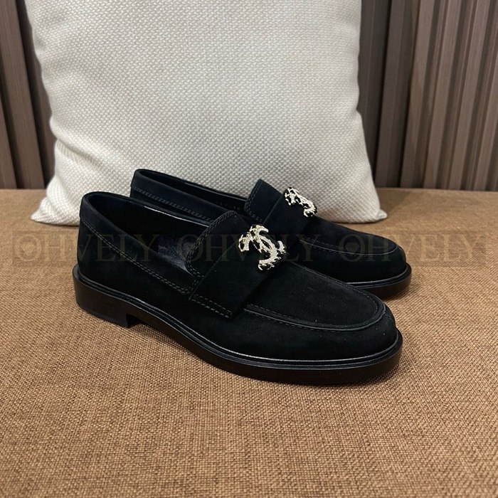 샤넬 스웨이드 로퍼