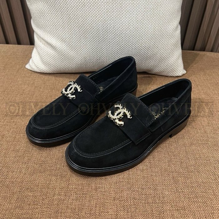 샤넬 스웨이드 로퍼