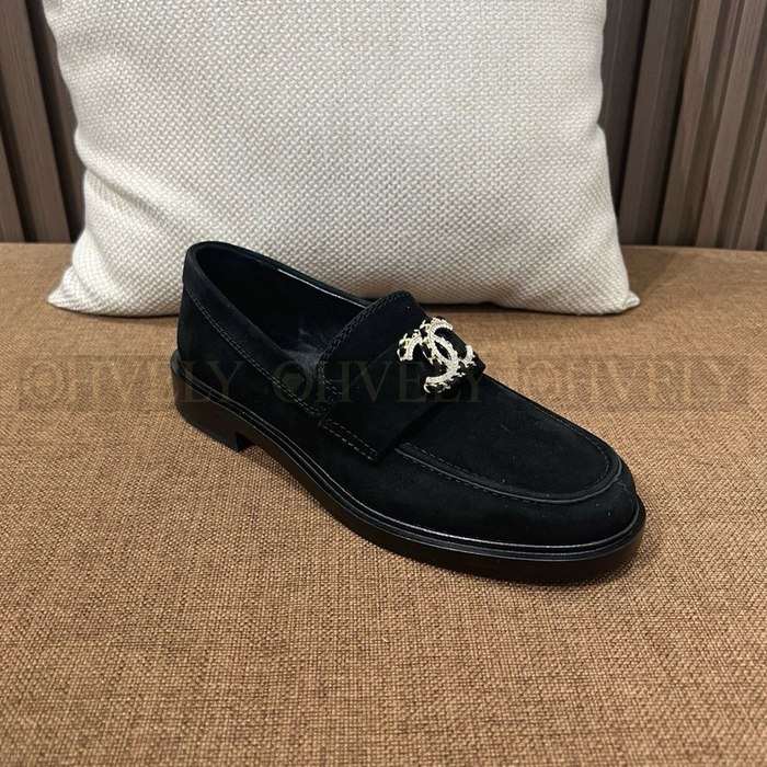 샤넬 스웨이드 로퍼