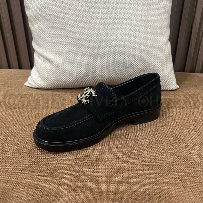 샤넬 스웨이드 로퍼