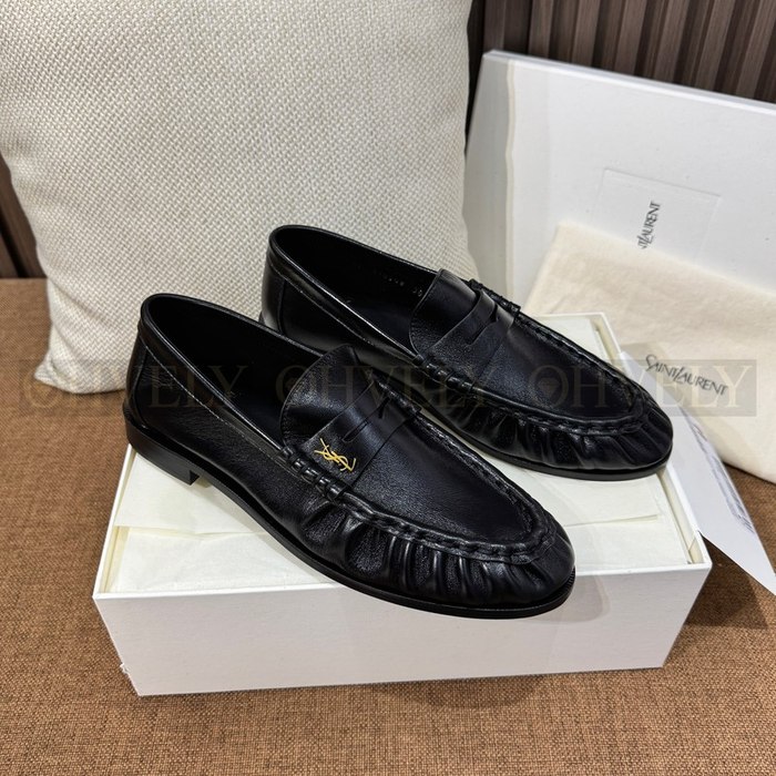 생로랑 레더 페니 로퍼