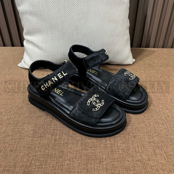 샤넬 CC 로고 샌들
