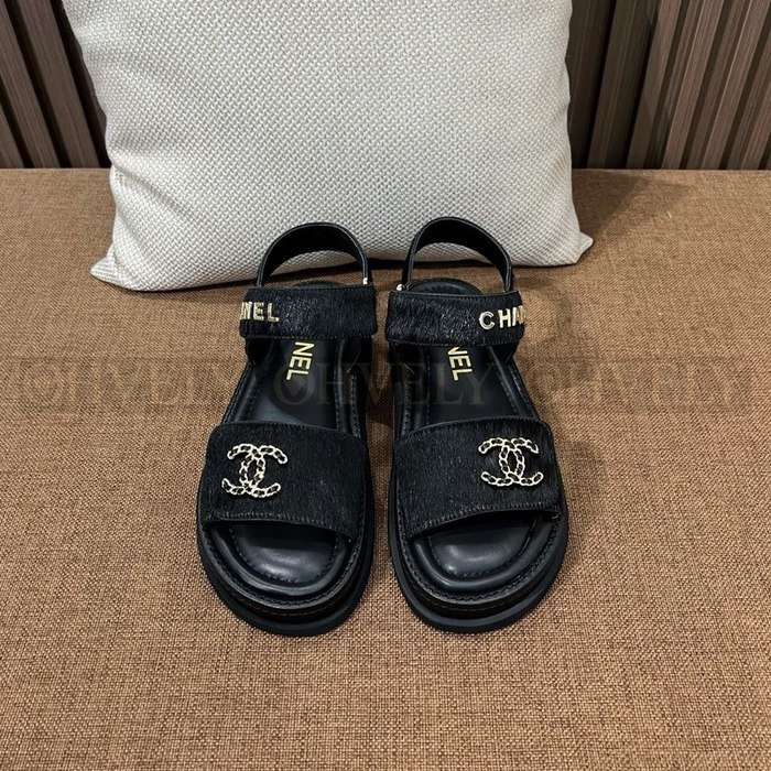 샤넬 CC 로고 샌들