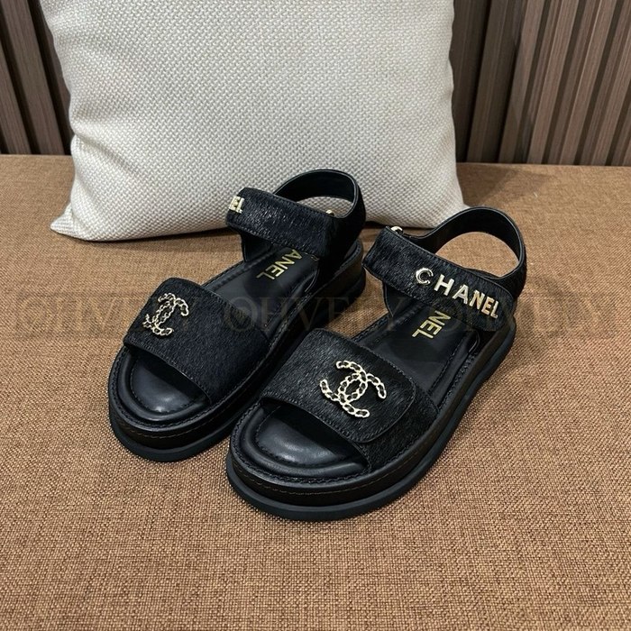 샤넬 CC 로고 샌들