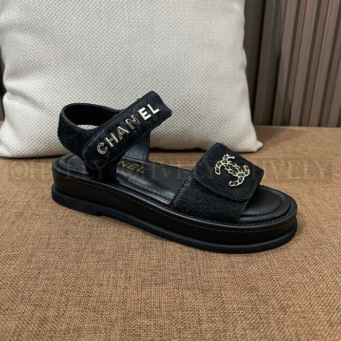 샤넬 CC 로고 샌들