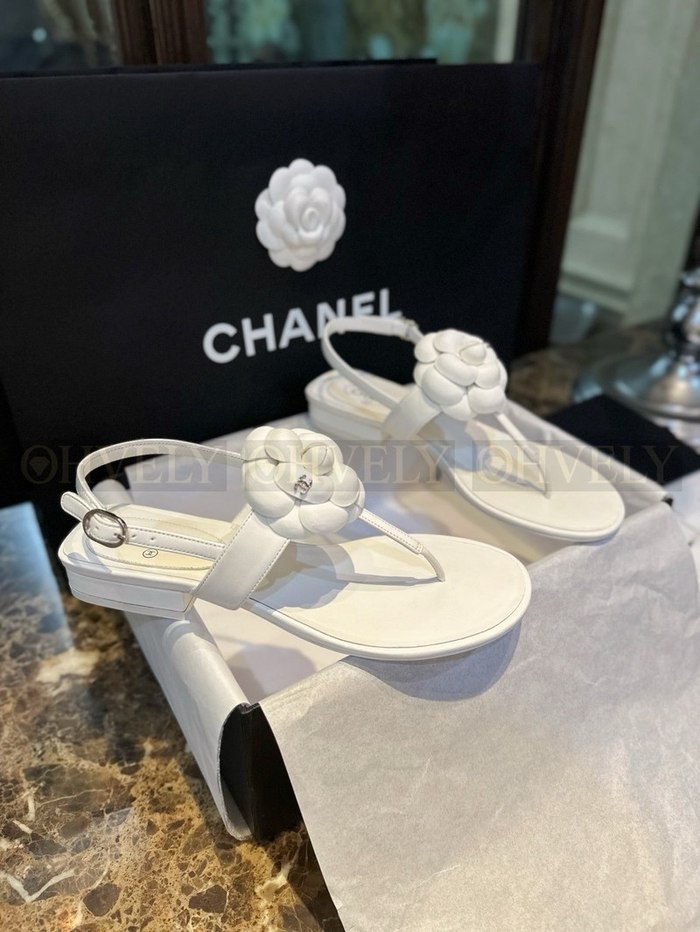 샤넬 까멜리아 샌들