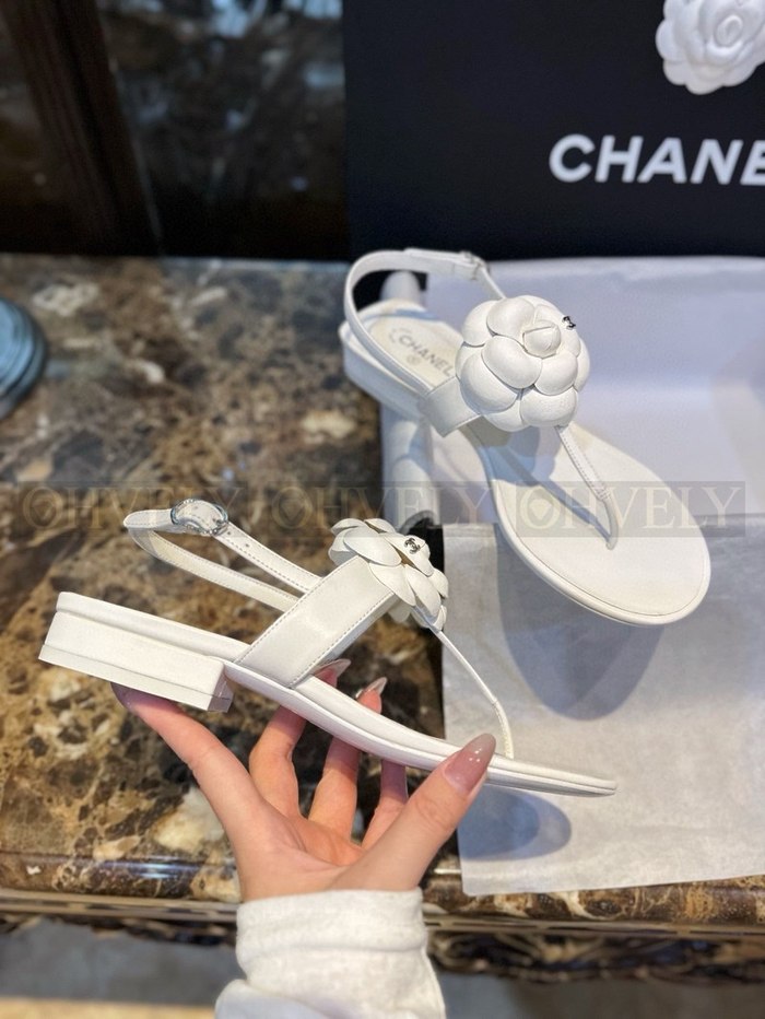 샤넬 까멜리아 샌들