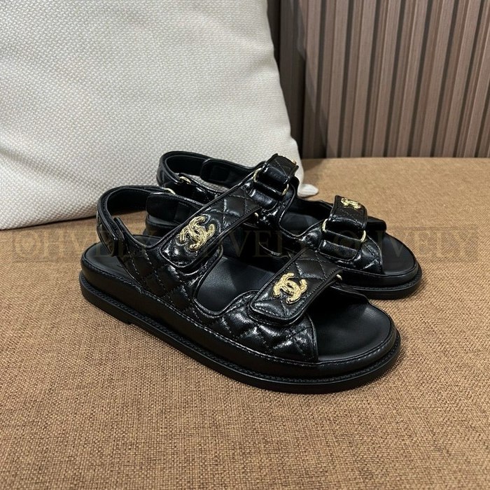 샤넬 크럼플드 샌들