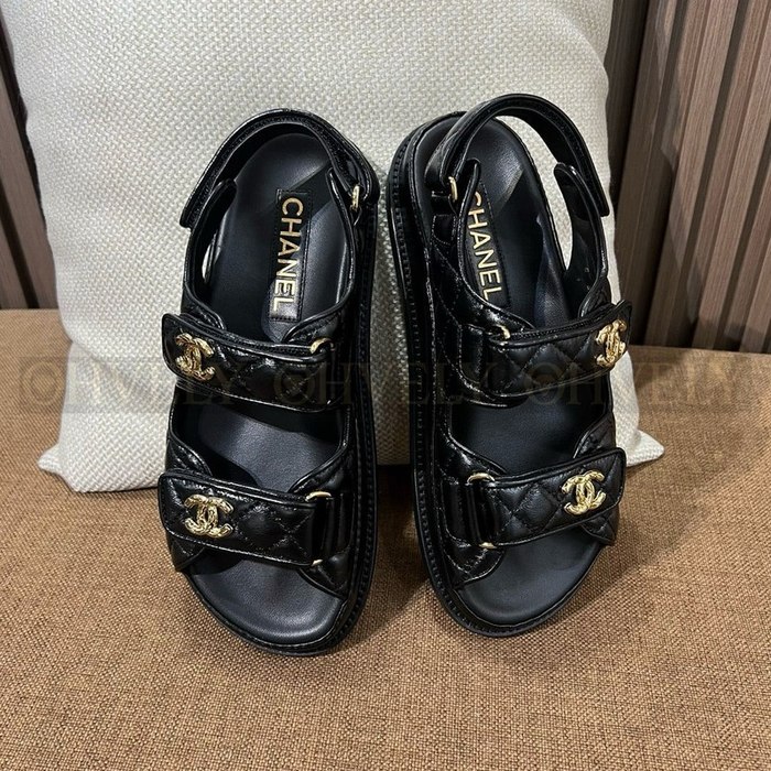 샤넬 크럼플드 샌들