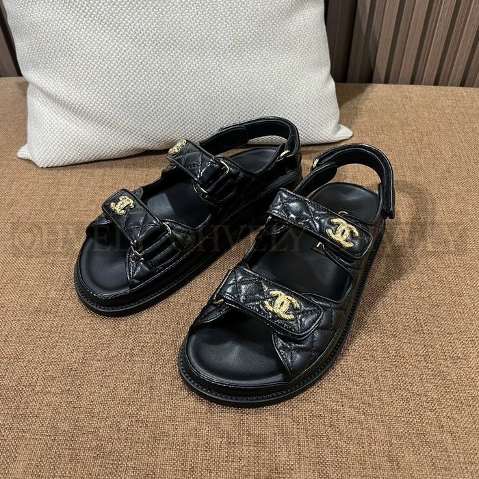 샤넬 크럼플드 샌들