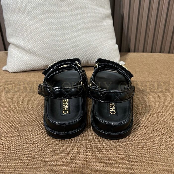 샤넬 크럼플드 샌들