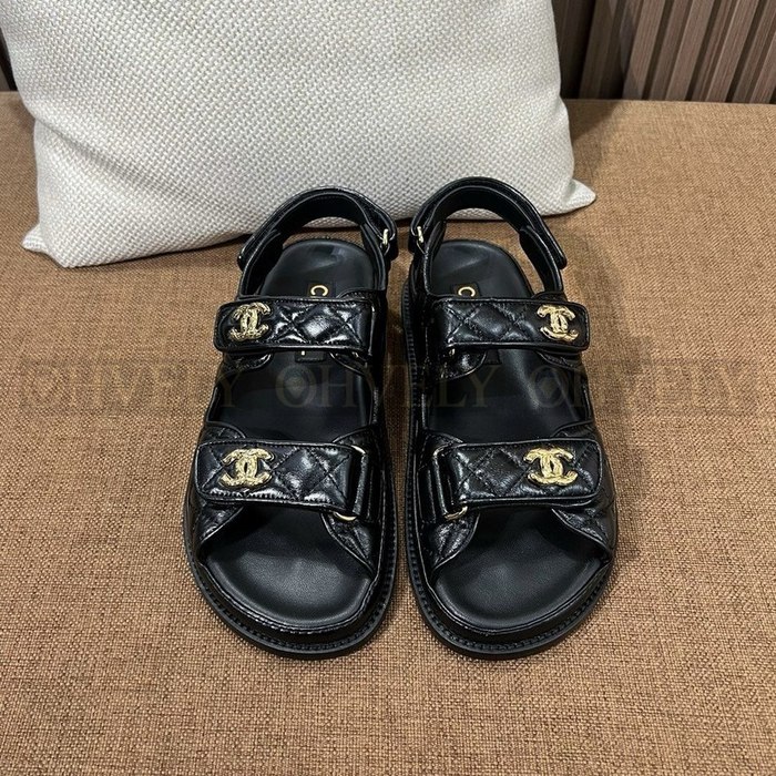 샤넬 크럼플드 샌들