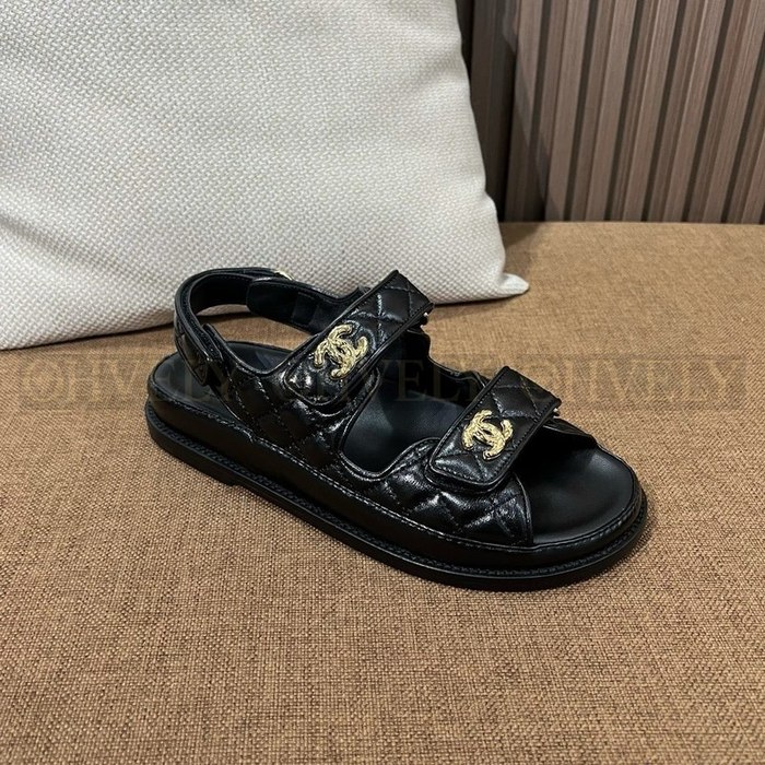 샤넬 크럼플드 샌들