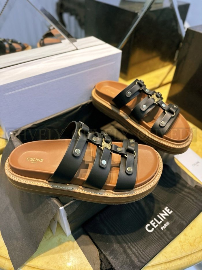 셀린느 티피 슬라이드 샌들